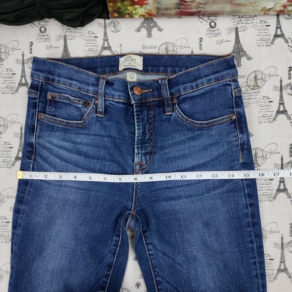 J. Crew 8" Toothpick Jean in Vista Wash Size 27T - Picture 13 of 16